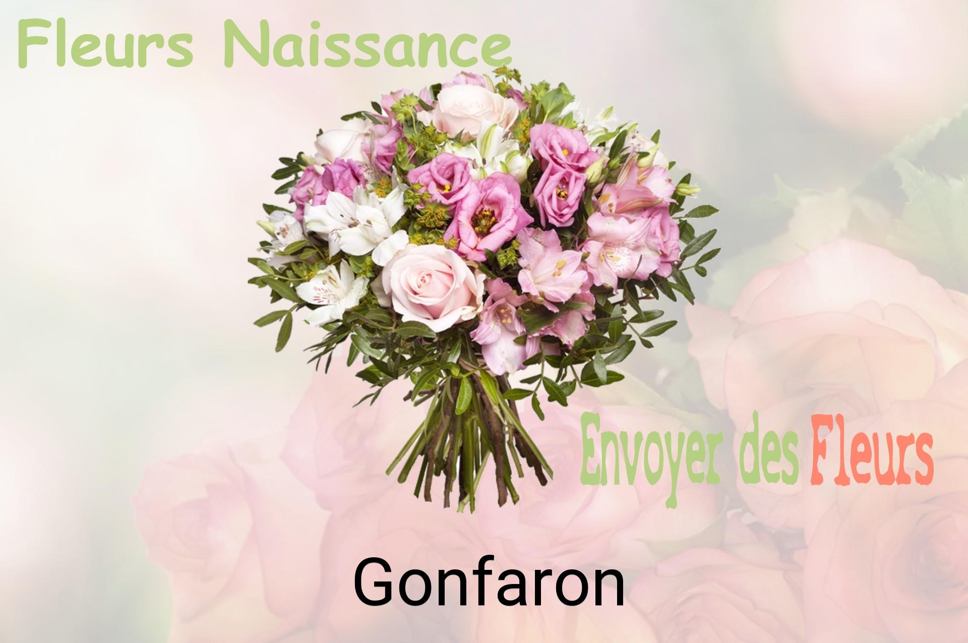 Bouquet de fleurs de naissance livré à Gonfaron
